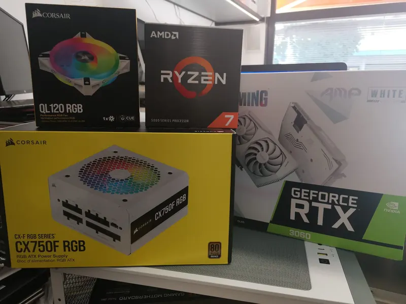 Ryzen, Corsair e GeForce RTX in scatola